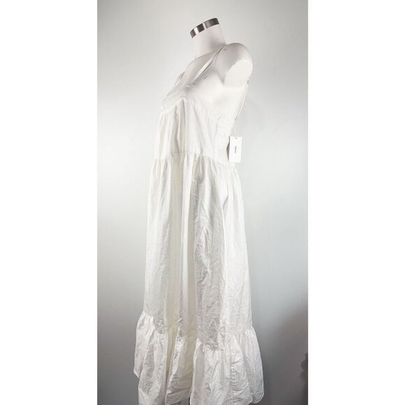 NEW NWT MIKOH SAKURA MIDI DRESS sz S, 1 - Bone Tiered A Line - Picture 6 of 9